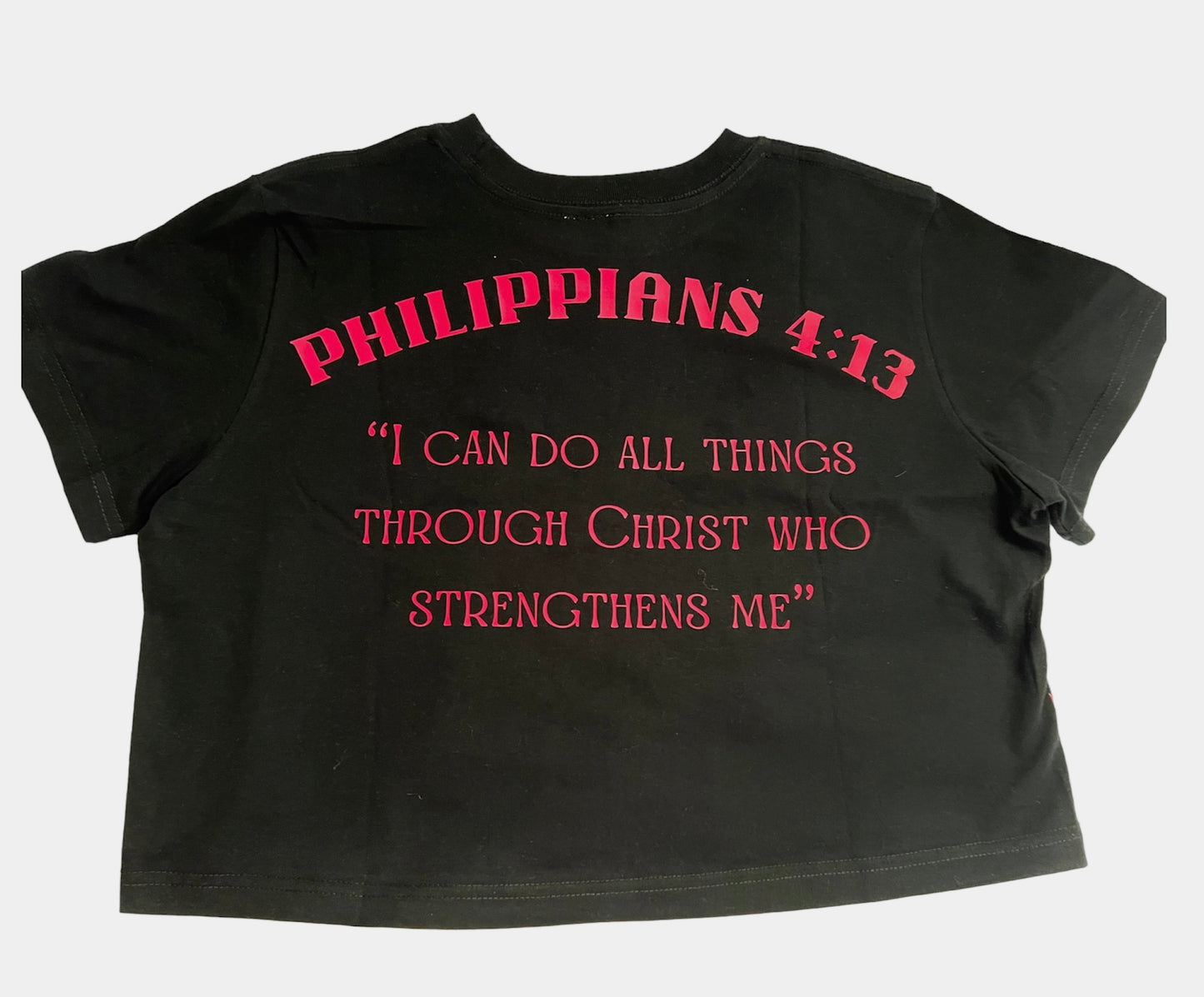 PHIL4:13 cropped T Shirt