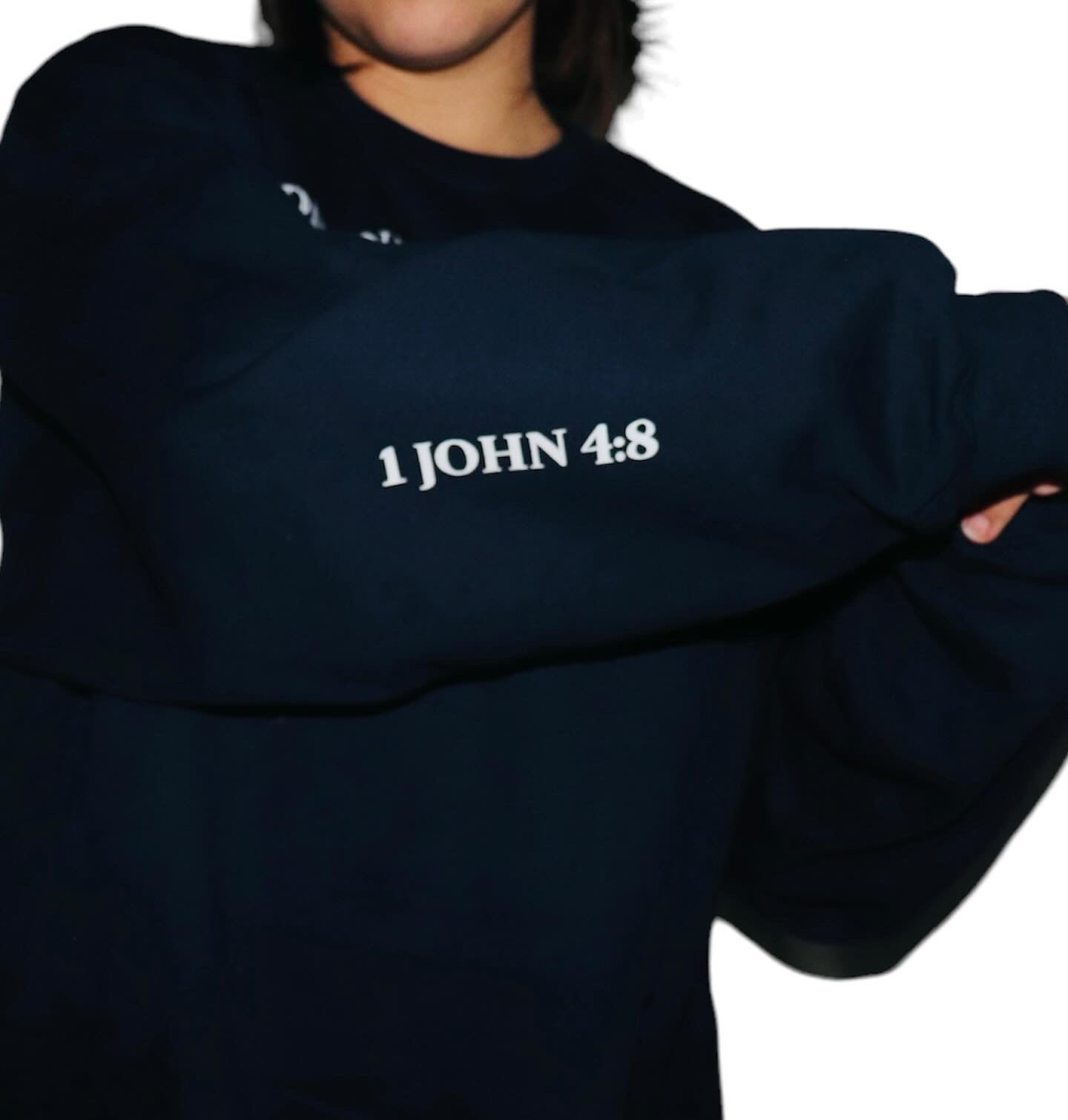 LOVE LIKE JESUS CREW (navy blue)