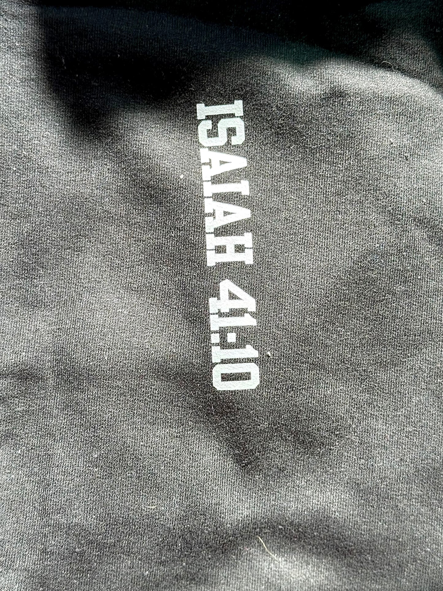 Isaiah 41:10 (black) crewneck