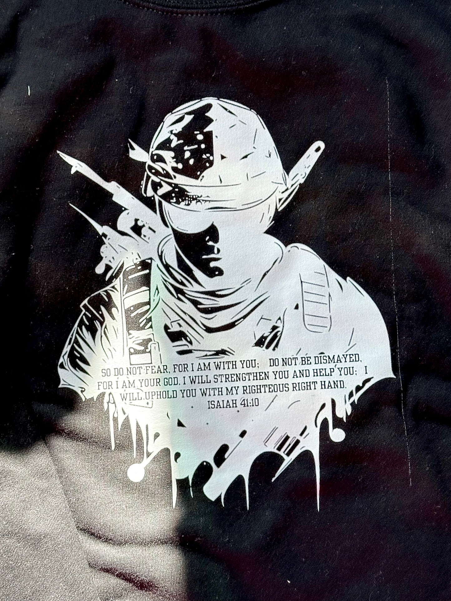 Isaiah 41:10 (black) crewneck