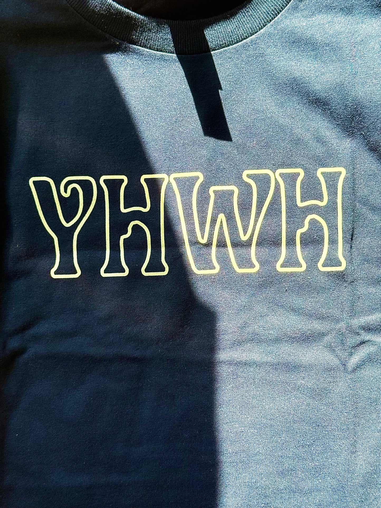 Navy blue YHWH t shirt