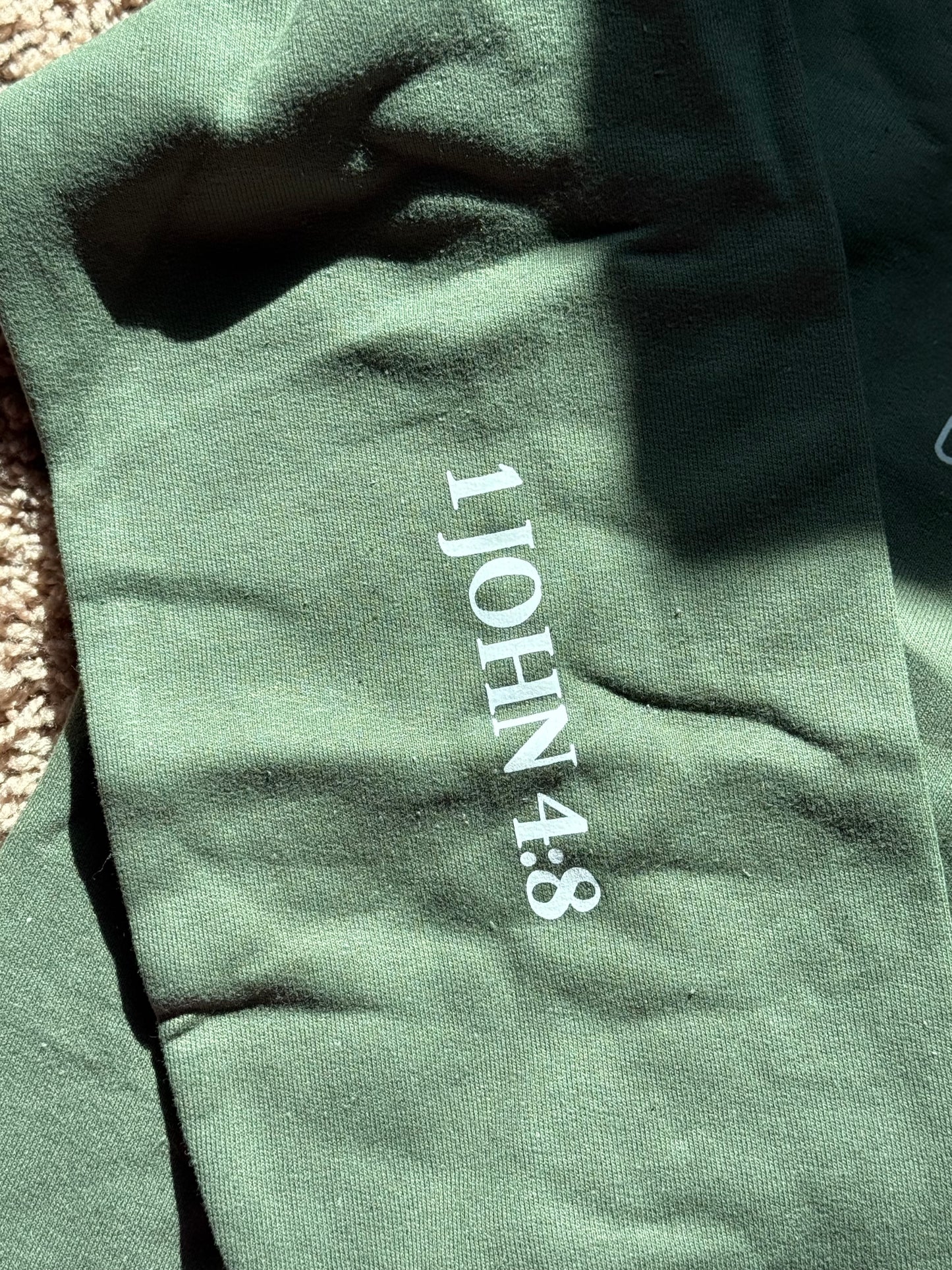 Alive in Jesus (green) crewneck