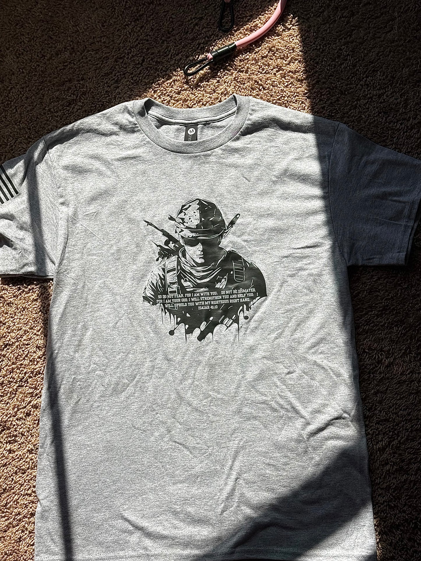 Isaiah 41:10 (GREY) t shirt
