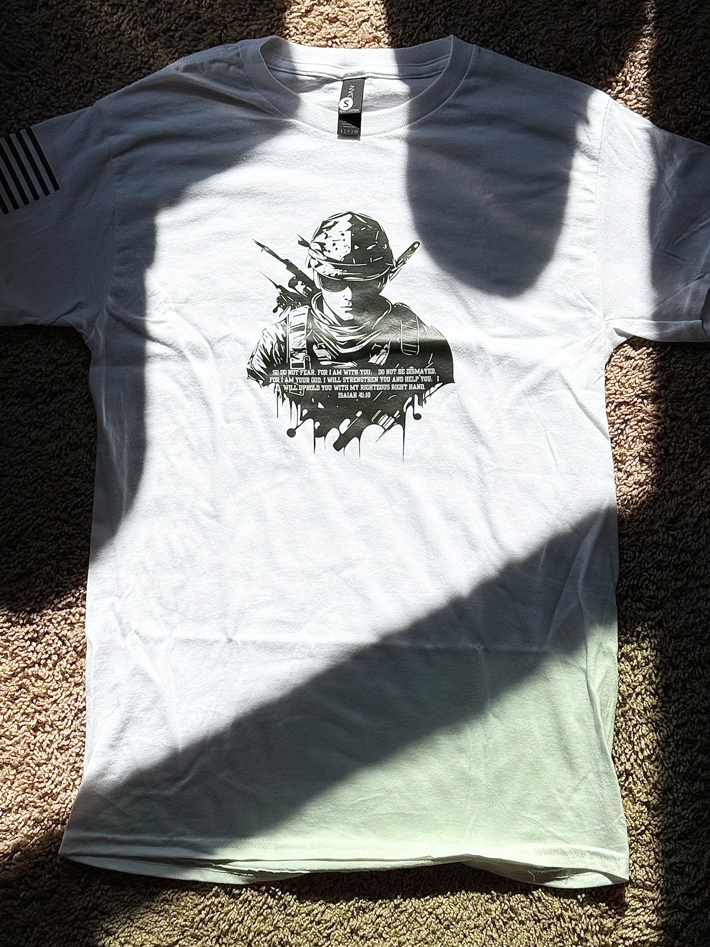 Isaiah 41:10 (white) t shirt