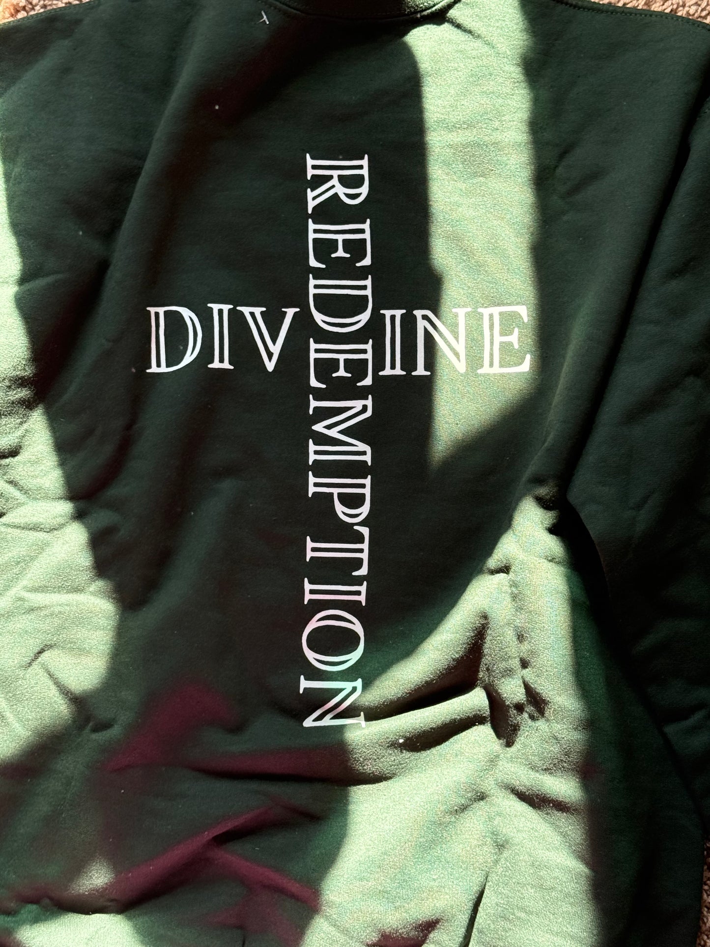 Alive in Jesus (forest) crewneck