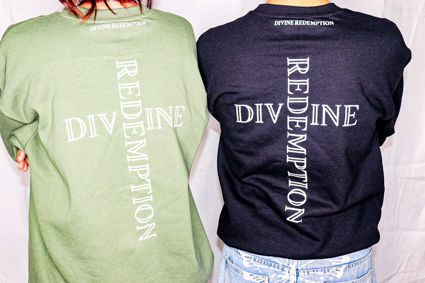 GOD WHO SAVES- crewneck