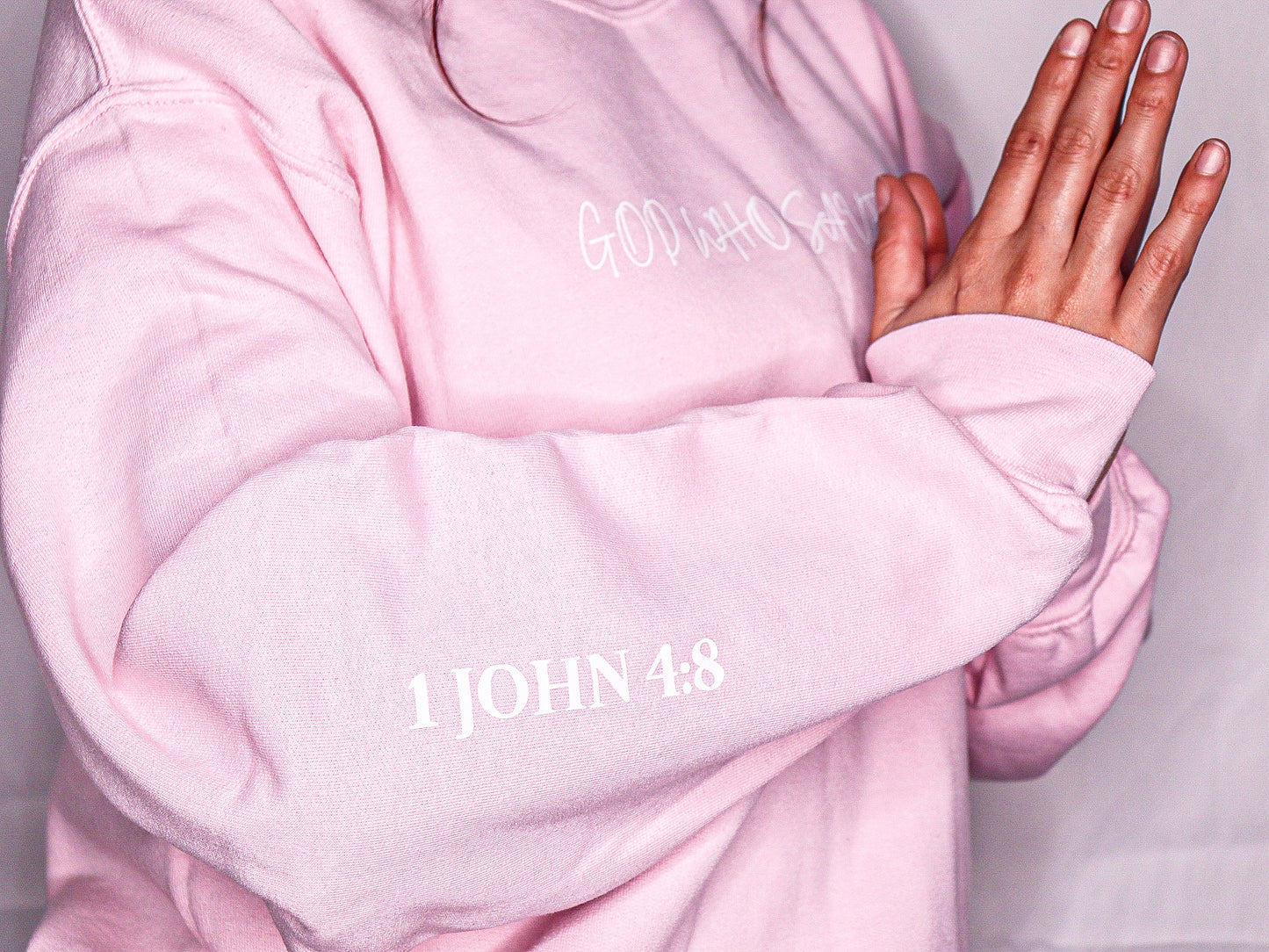 GOD WHO SAVES- crewneck