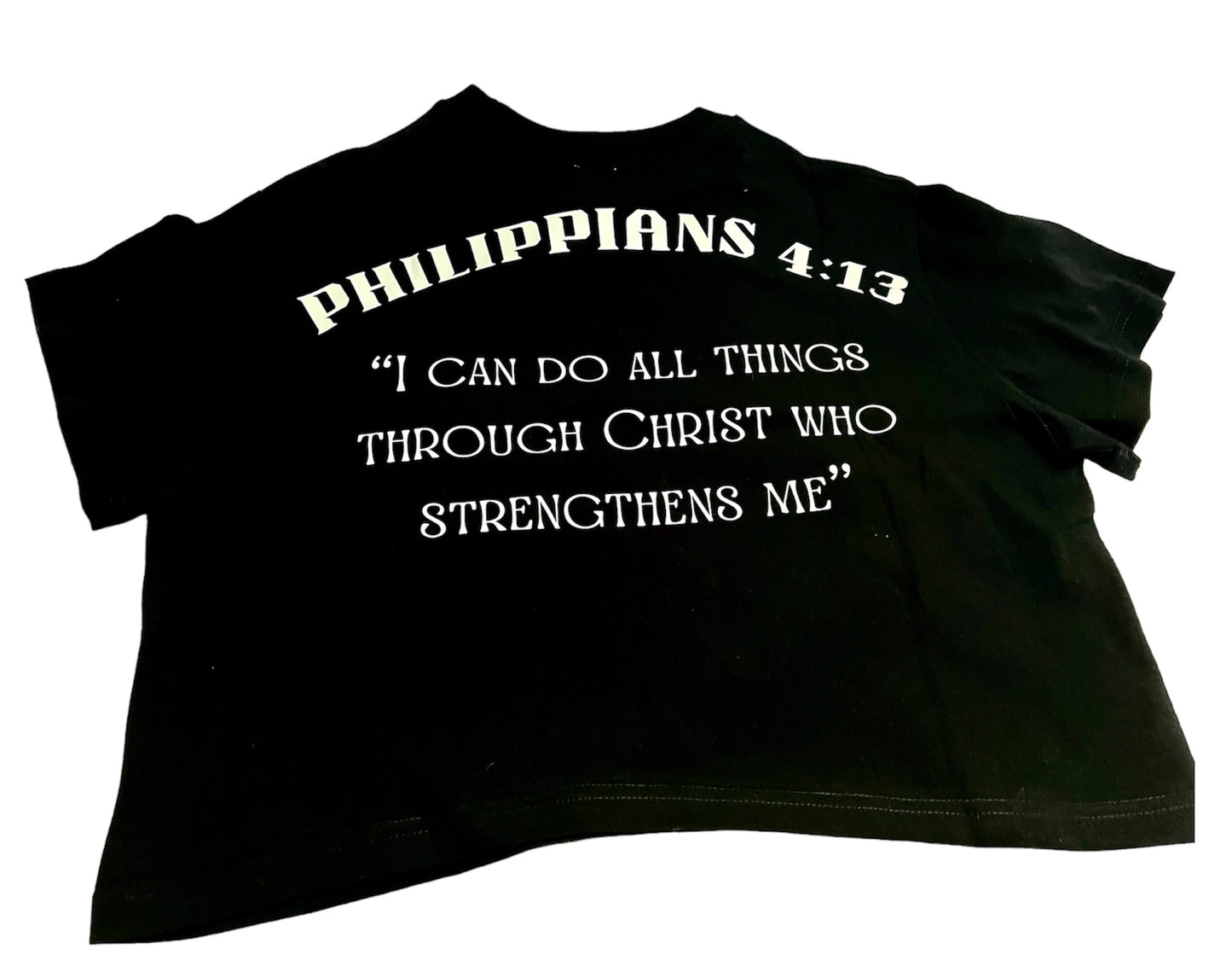 PHIL4:13 cropped T Shirt