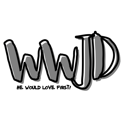 WWJD sticker 2”x2”