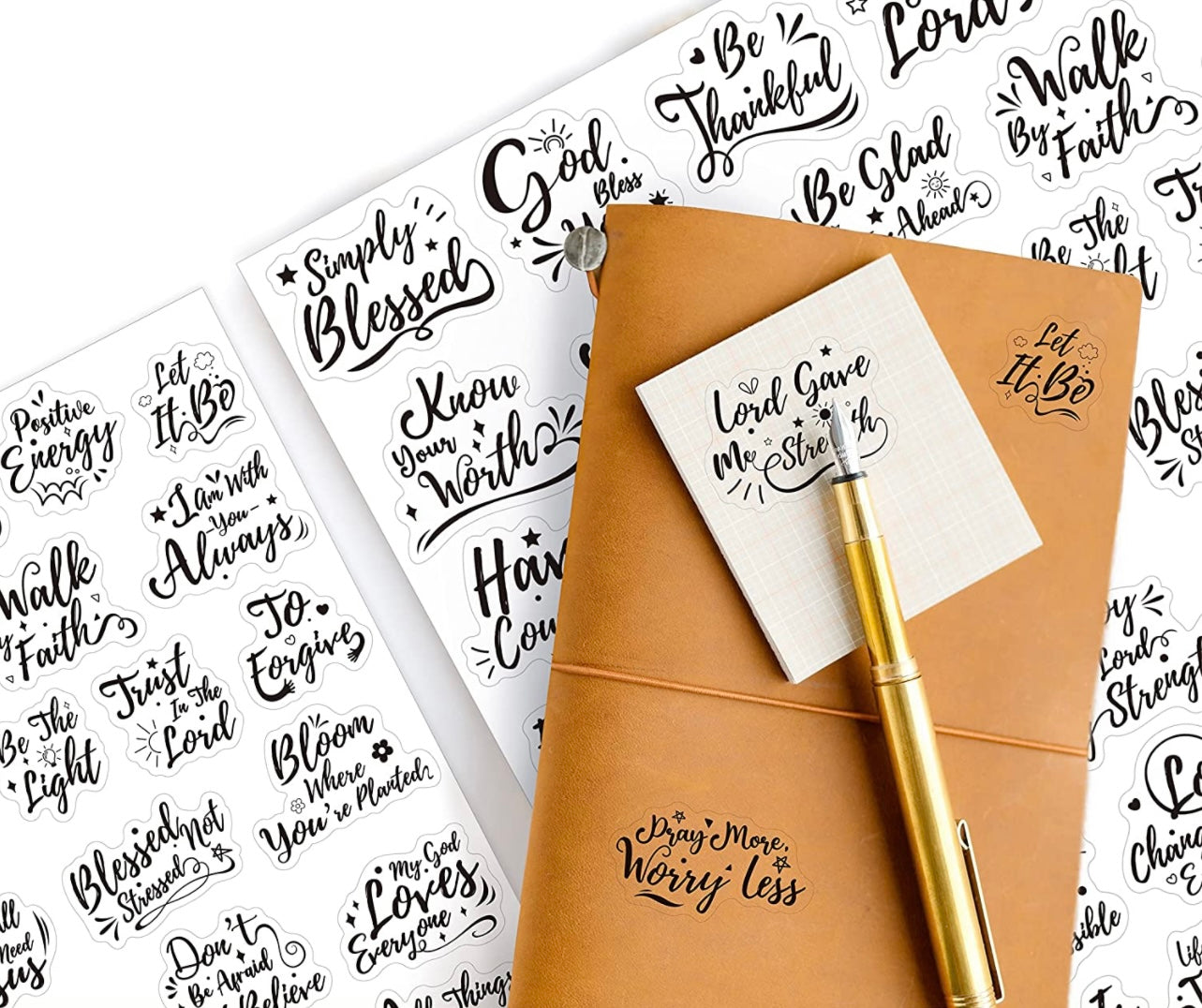 Bible sticker sheet