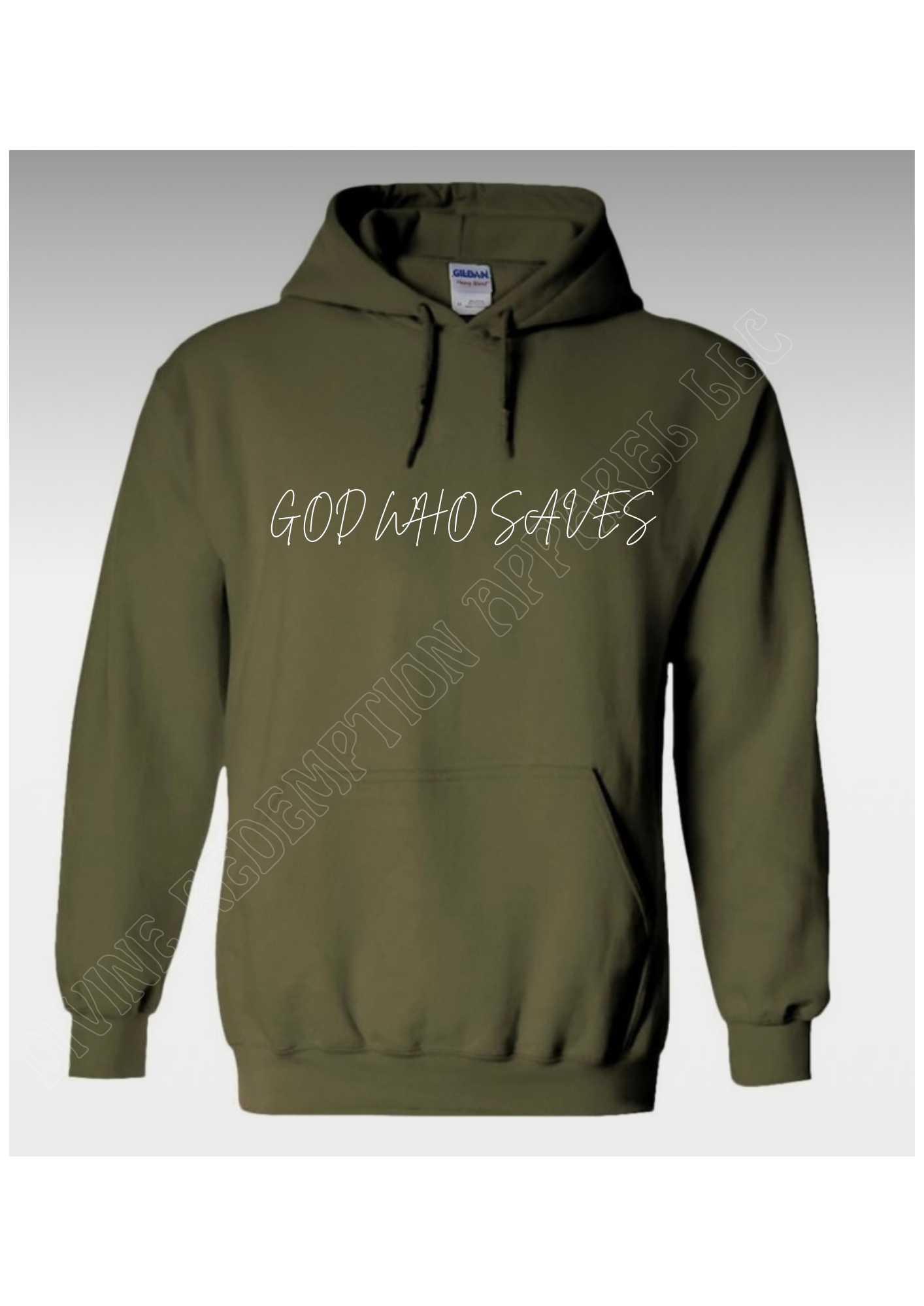GOD WHO SAVES- Hooded sweatshirt