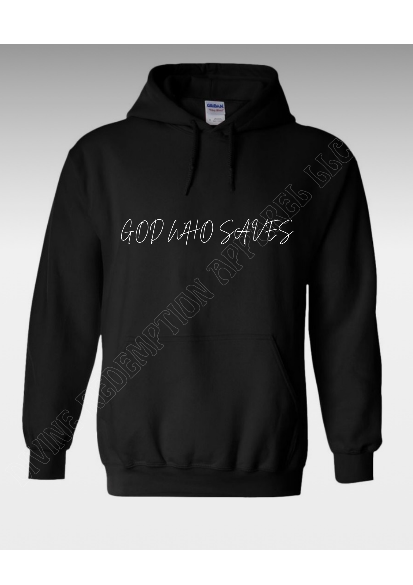 GOD WHO SAVES- Hooded sweatshirt