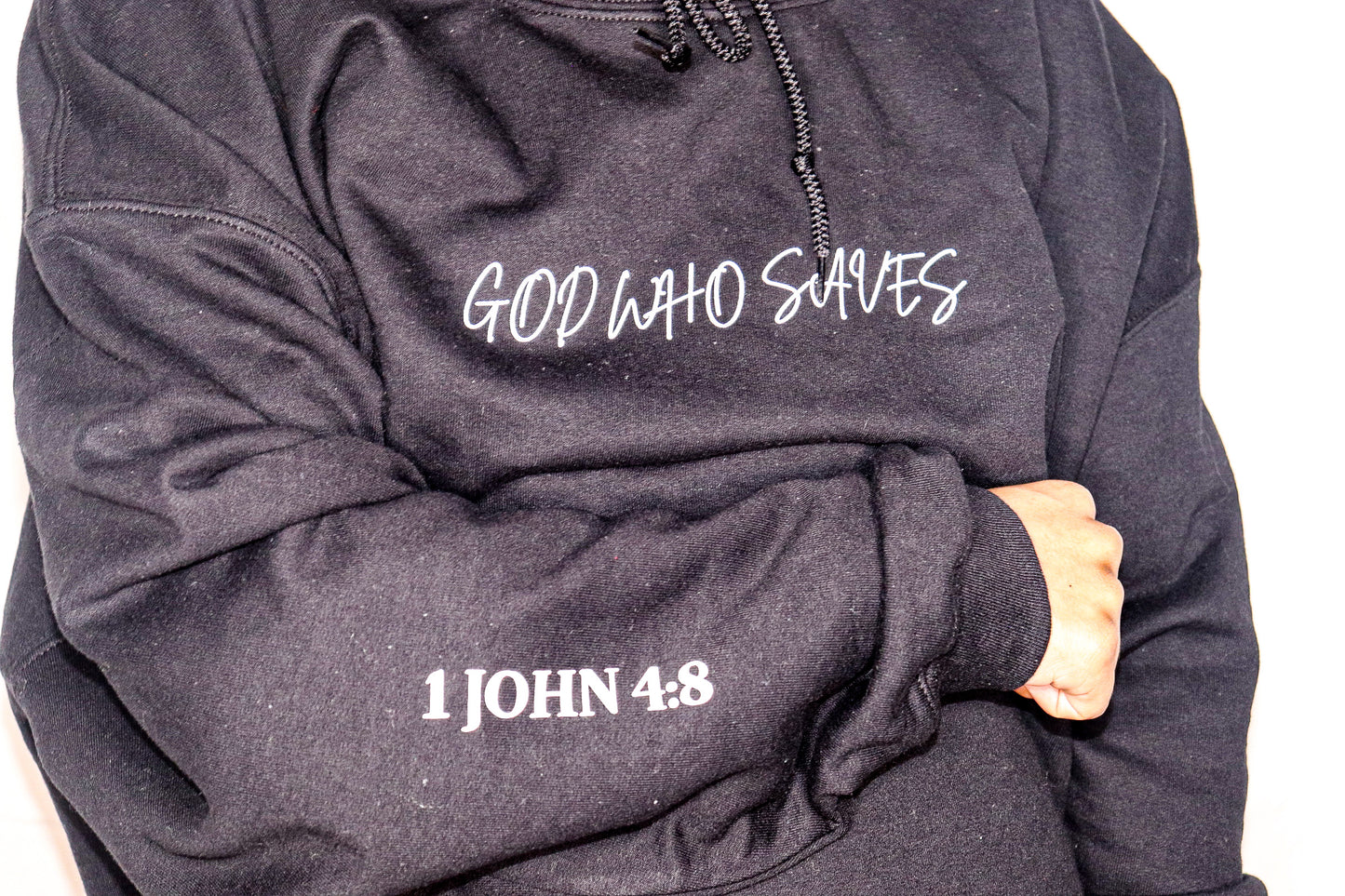 GOD WHO SAVES- crewneck