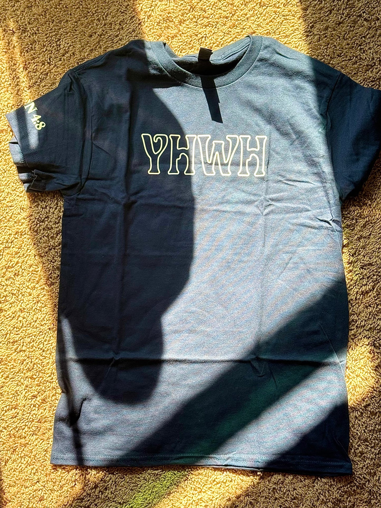 Navy blue YHWH t shirt
