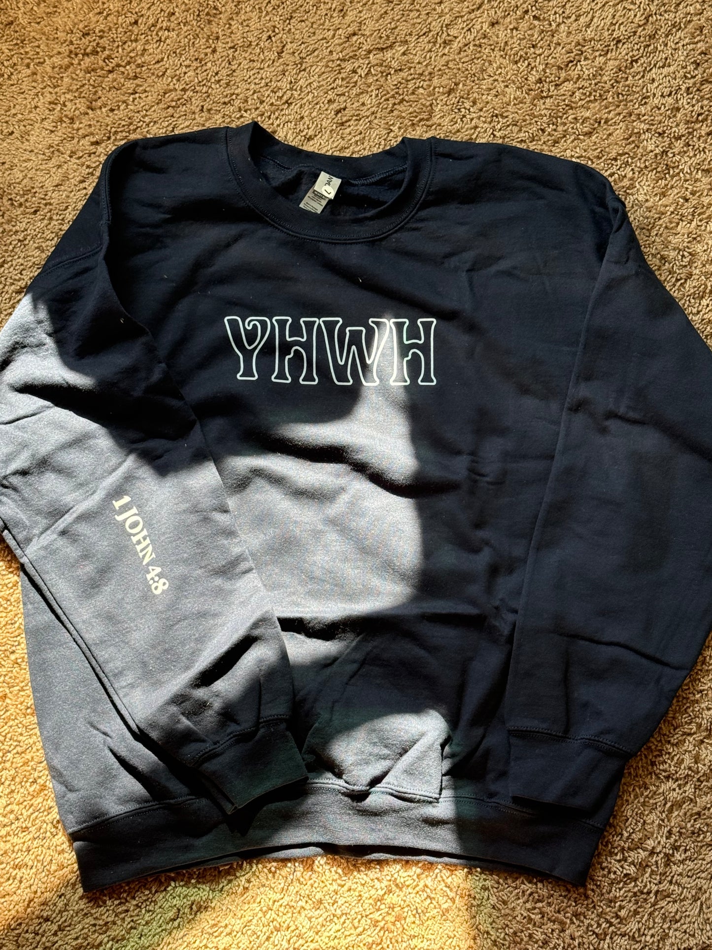 YHWH (navy) crewneck