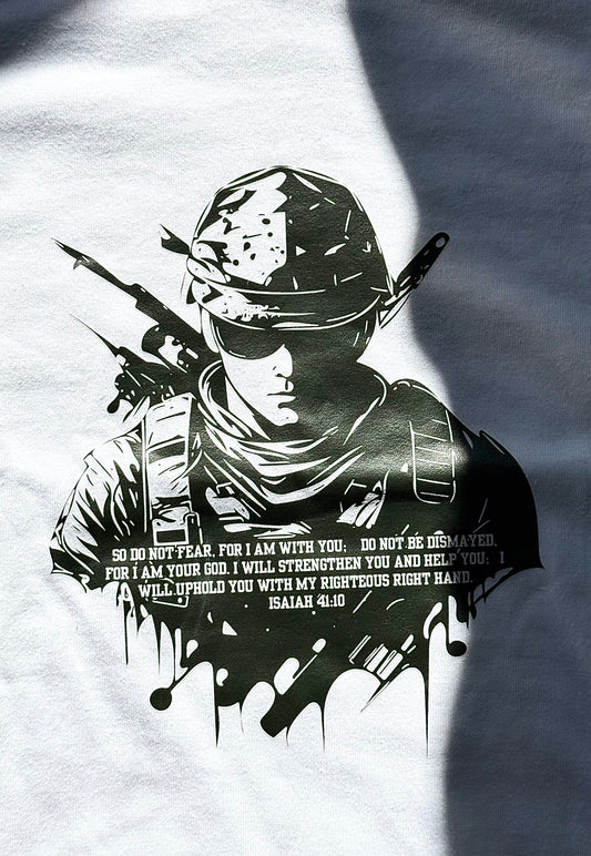 Isaiah 41:10 (white) t shirt